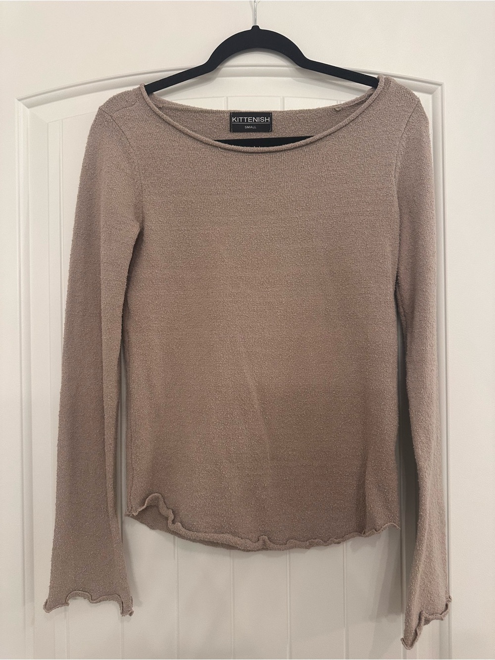 Kittenish Long Sleeve Boatneck Top and matching skirt